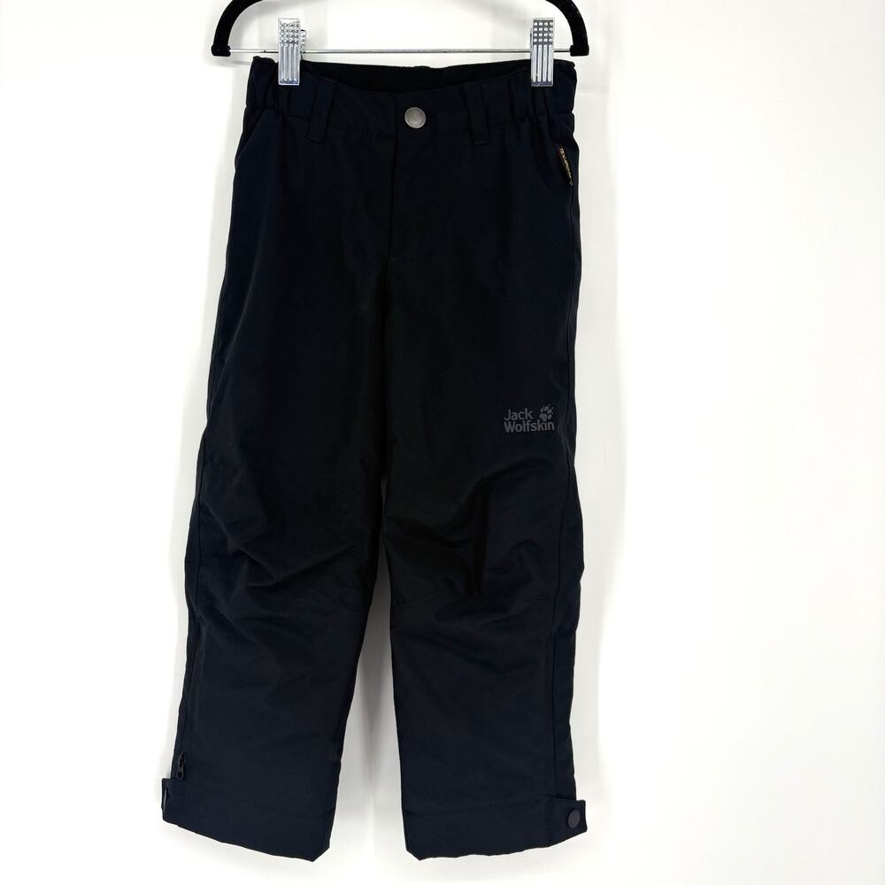 Jack Wolfskin Kids Ski Snowboard Winter Outdoor Trousers Pants Kids 3/4 Black